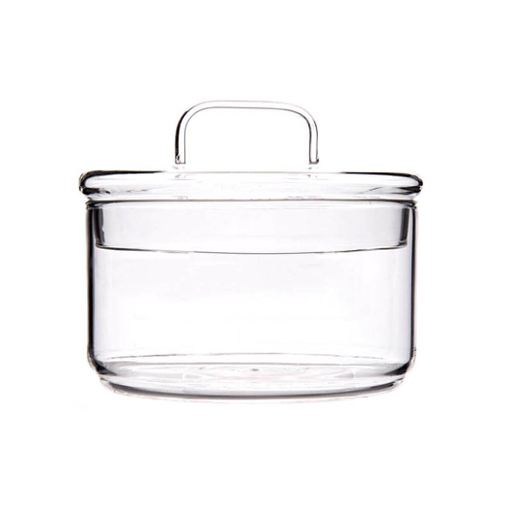 Stapelbaar Hittebestendige Glazen Kom Transparant Slakom Innovatieve Dessert Fruit Doos Met Graan Jar Keuken Kom Servies: B