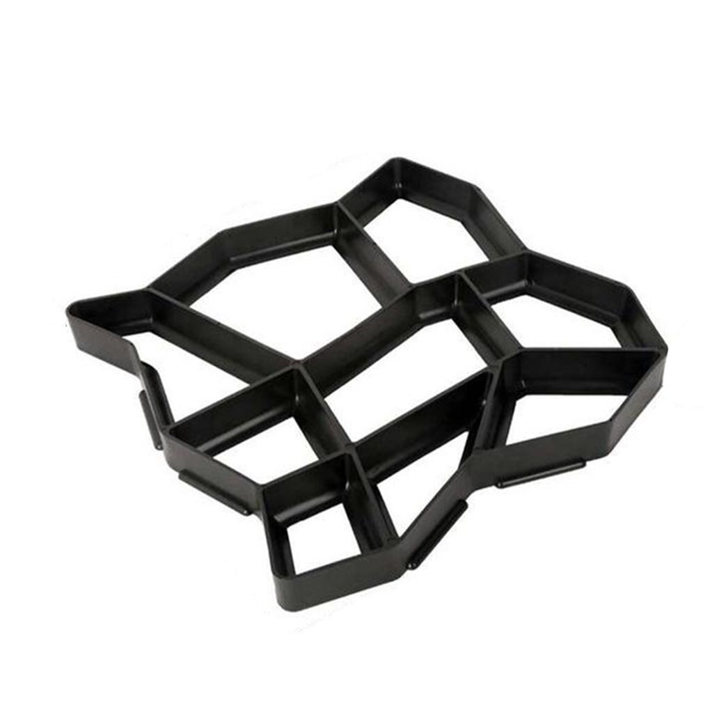 Diy Tuin Cement Beton Mallen Bestrating Tuin Track Bestrating Platen Mold Floor Road Stone Path Baksteen Beton Mal Plastic: Default Title