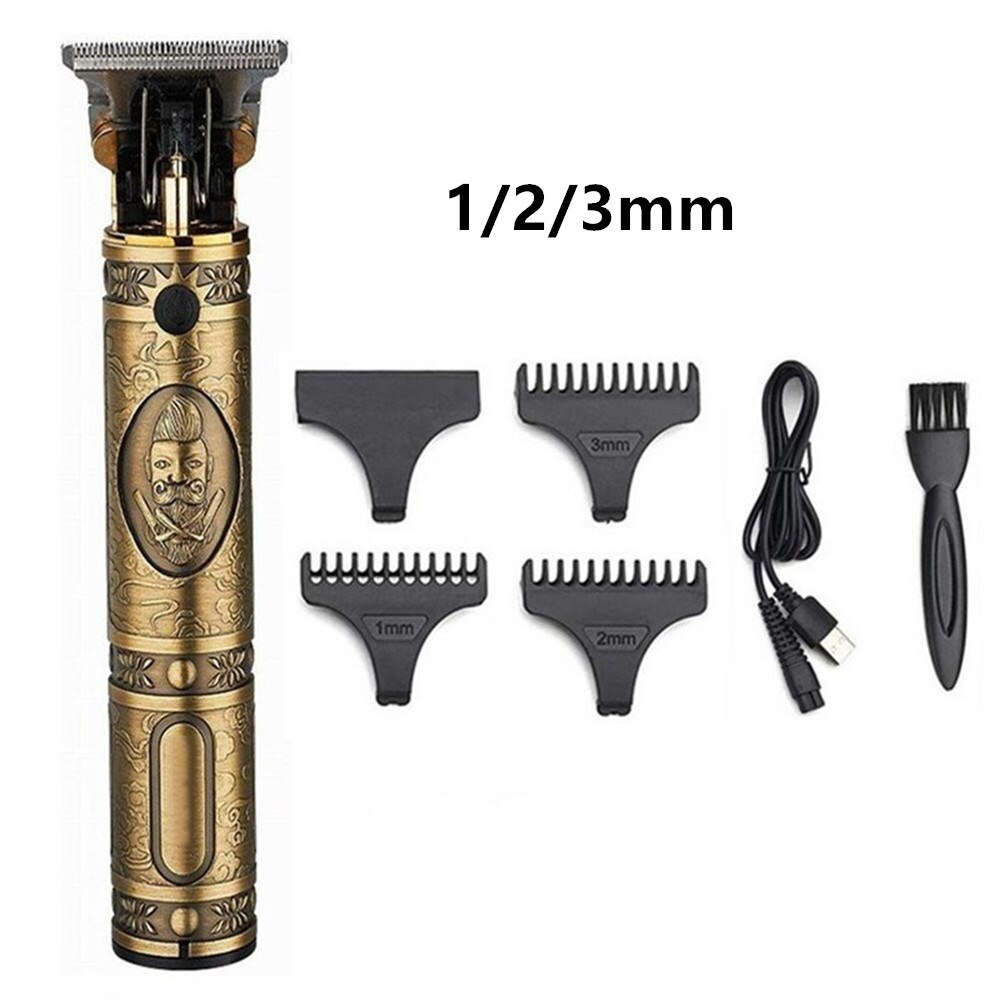 Hair Trimmers USB Rechargeable Hair Clipper Barber Trimmer Beard Trimmer Cutter Haircut for Men Styling Tool: 110331