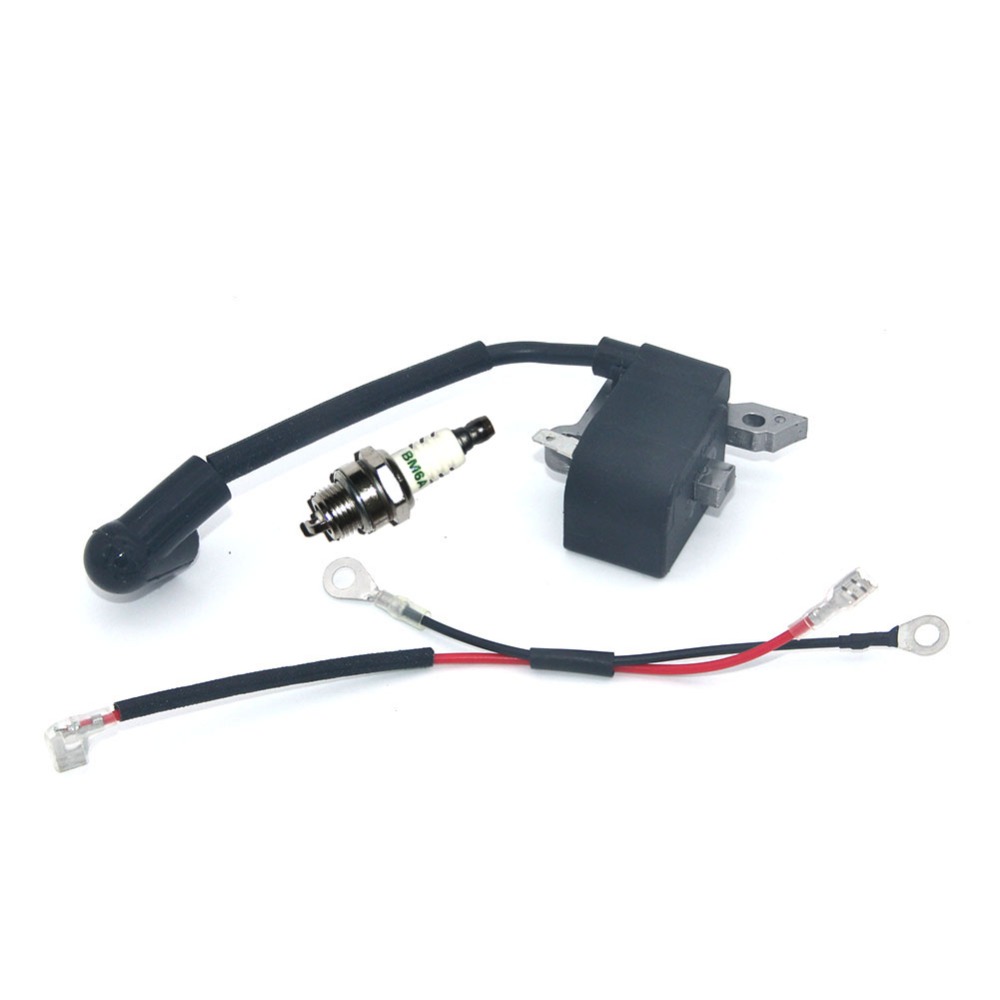 Bujía de bobina de encendido para Husqvarna 120 Mark II 120E Mark II, motosierra 23LC 23LCN 26LC, recortadora de línea