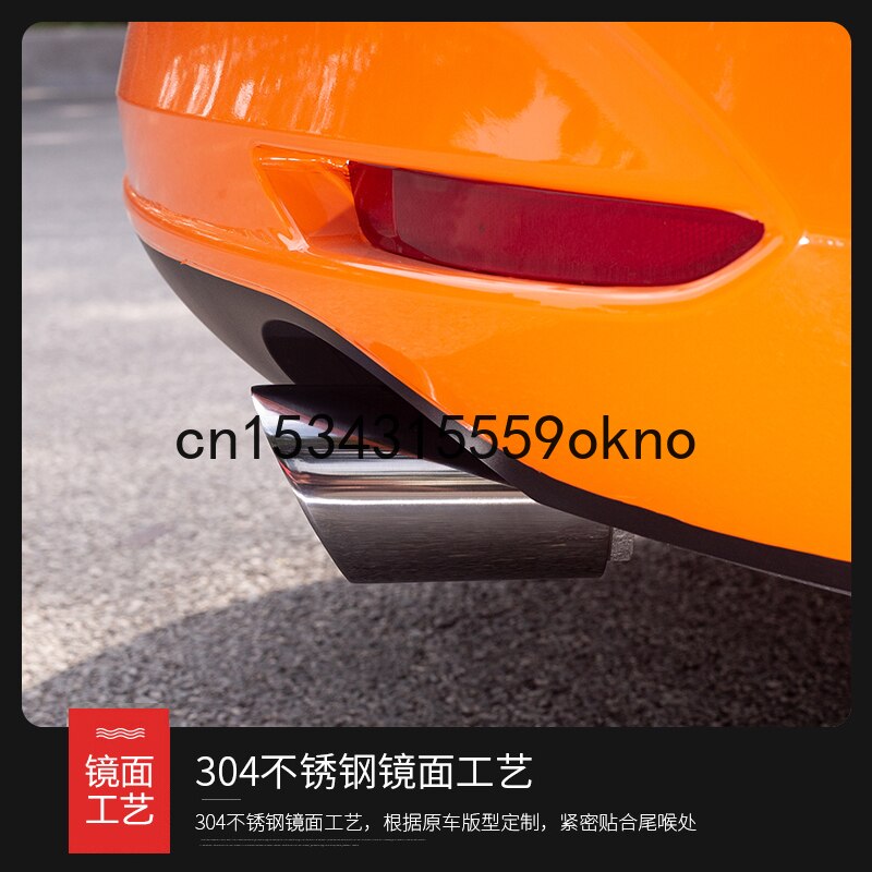 For Mazda 3 Axela Modified Tail Throat Compression Ignition Stainless Steel Decorative Exhaust