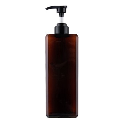 800/1000ml Bad Seife Dispenser Flasche Große Kapazität Shampoo Körper Waschen Lotion Dispenser Flasche Nachfüllbare Flasche: brown / 800ml
