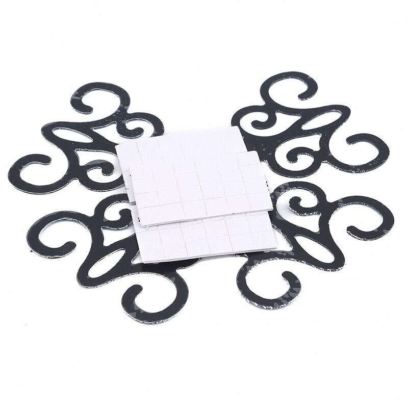 Autocollants muraux miroir 3d 7*7cm 10 pièces | Stickers carrés auto-adhésifs, mosaïque, décoration de maison, affiche murale pour salon véranda