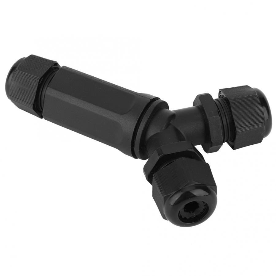 Waterproof wire connector LED IP68 Waterproof Connector 3-Way 3-Core Y-Type Wire Plug for Electrical Accessories