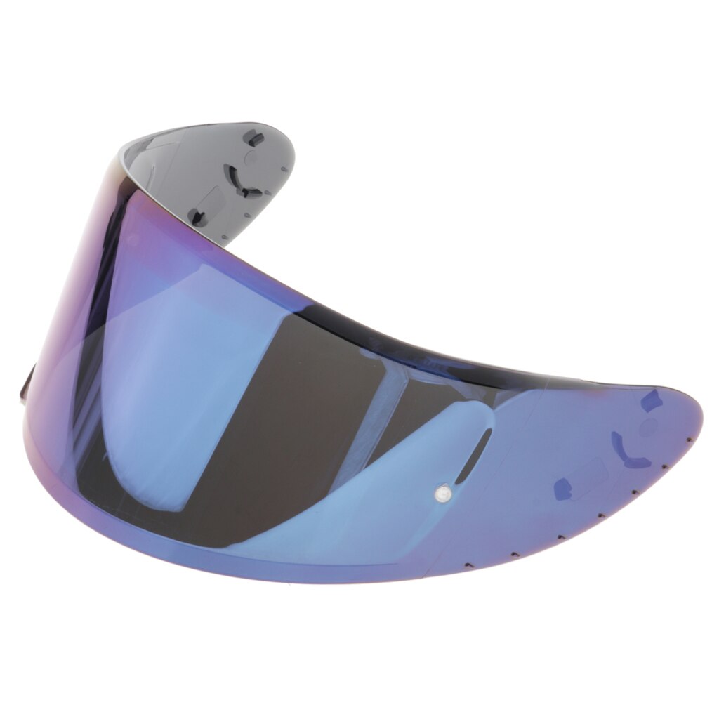 2 stuks motorhelm hd vizier voor  x14 cwr -1 rf-1200 delen zilver+blauw