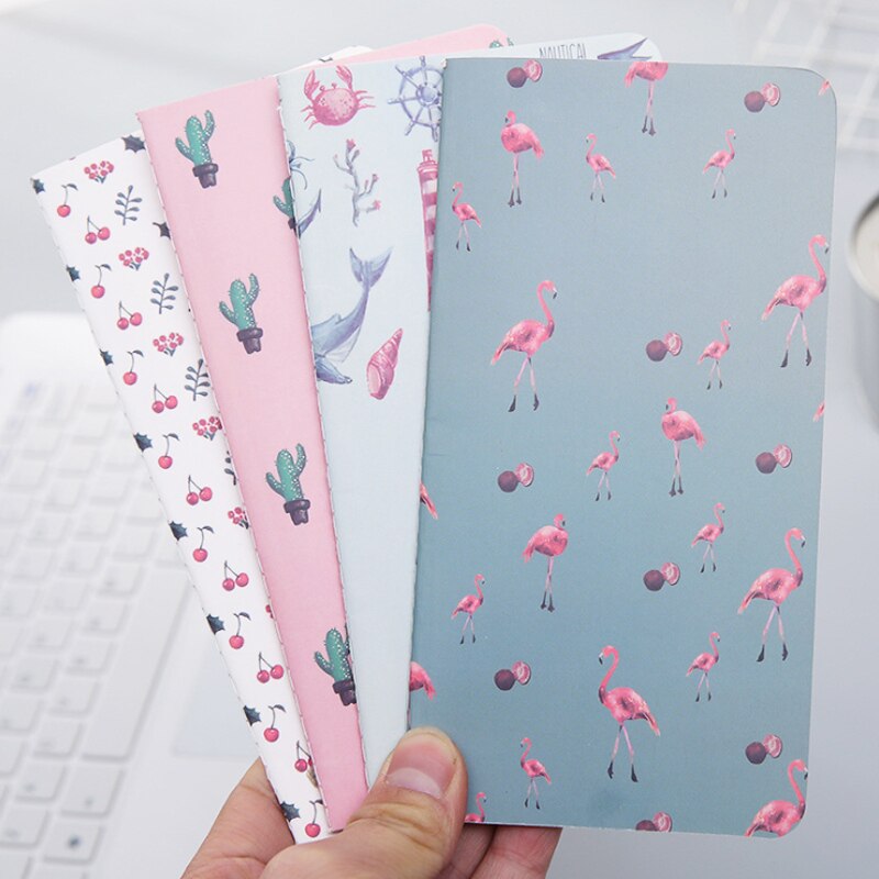 1book Cactus Flamingo Cherry Planner Notebook To Do List School Office Supply Student Stationery Notepad: Default Title