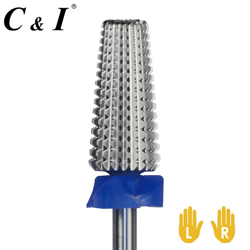 C & I taladro , multifunción, brocas para uñas de forma cónica 5 en 1, para máquina de manicura