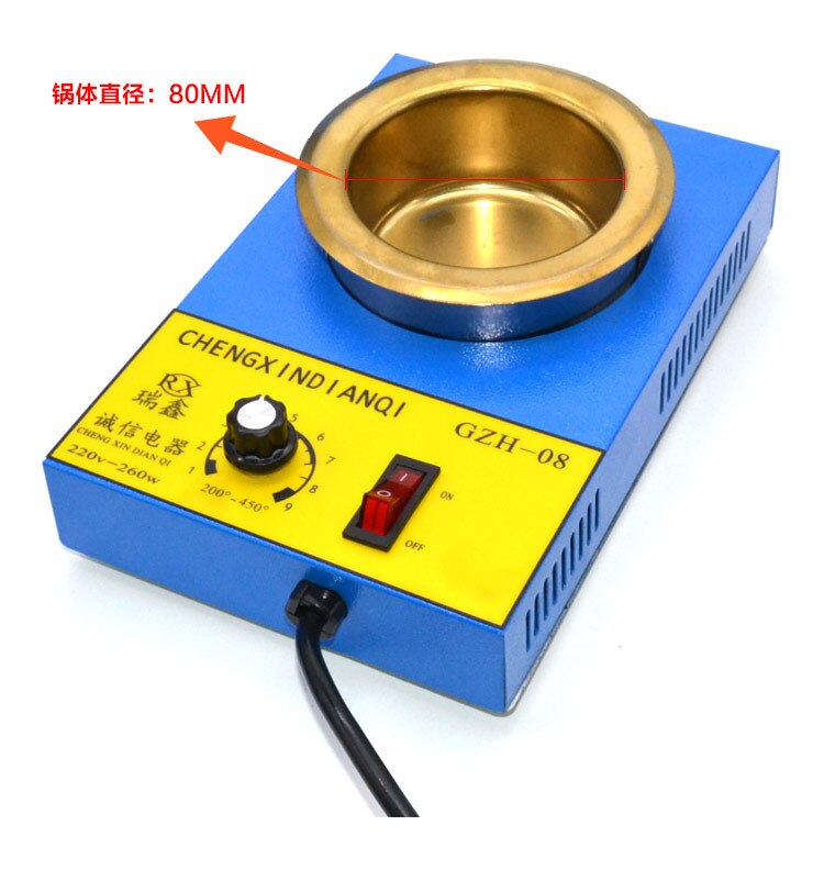 Small industrial tin melting pot 220V welding mini soldering pot