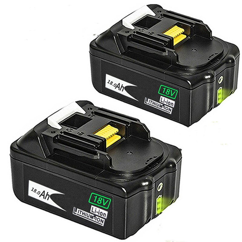 För makita 18v 18000 mah 18.0ah uppladdningsbart elverktygsbatteri med ledd li-jonersättning lxt  bl1860b bl1860 bl1850