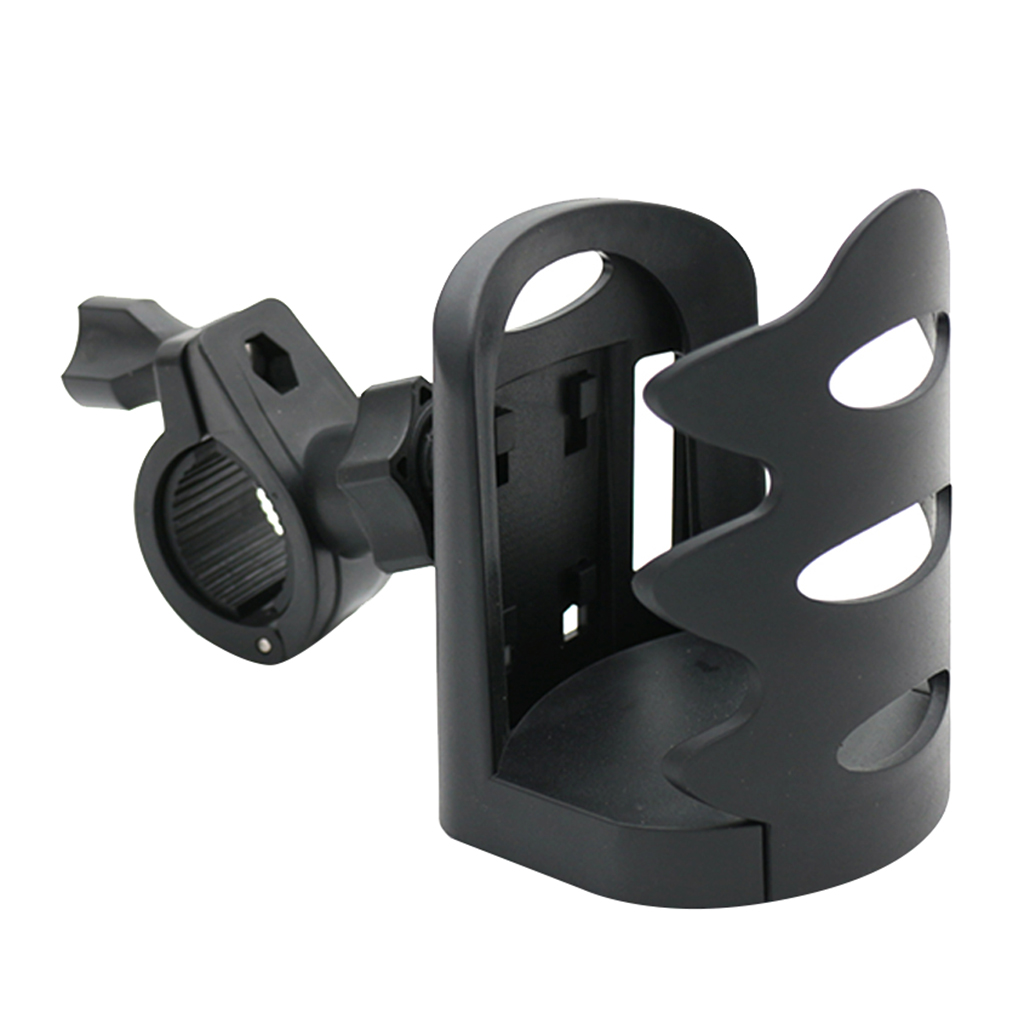 Universal Adjustable Handlebar Mount 360 Degrees Rotation Drink Bottle Cup Holder for Stroller Motorcycle Motorbike