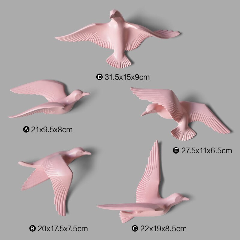 3D Resin bird Home Decoration decor wall stickers decoration: 4