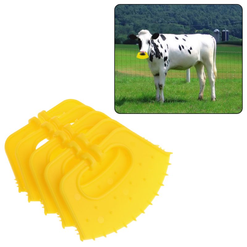 5Pcs Kalb Weaner Kunststoff Cattle Nase Ring Anti-Saugen Miling Stop Dorn Entwöhnung Assistent Werkzeug Vieh Ausrüstung Für bauernhof