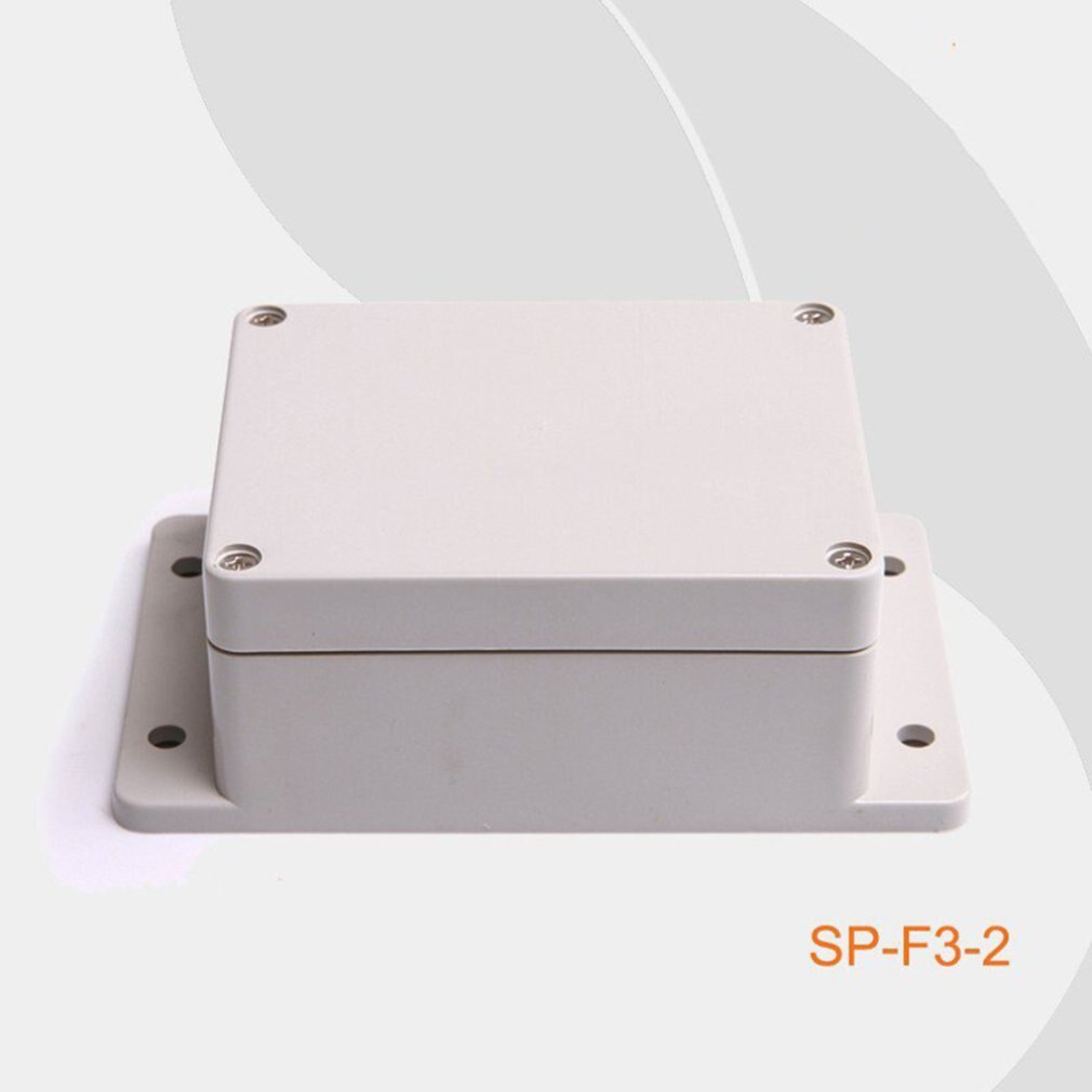 With Ears Abs Plastic Waterproof Box White Junction Box 115×90×55mm Monitoring Security Solid Square Protection Box