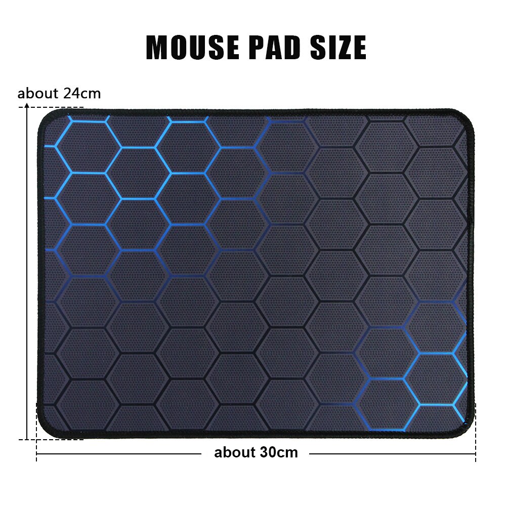 Jonsnow anti-deslizamento mousepad tapete de borda de bloqueio durável gaming mouse pads computador tablet esteira premuim qualidade mousepad