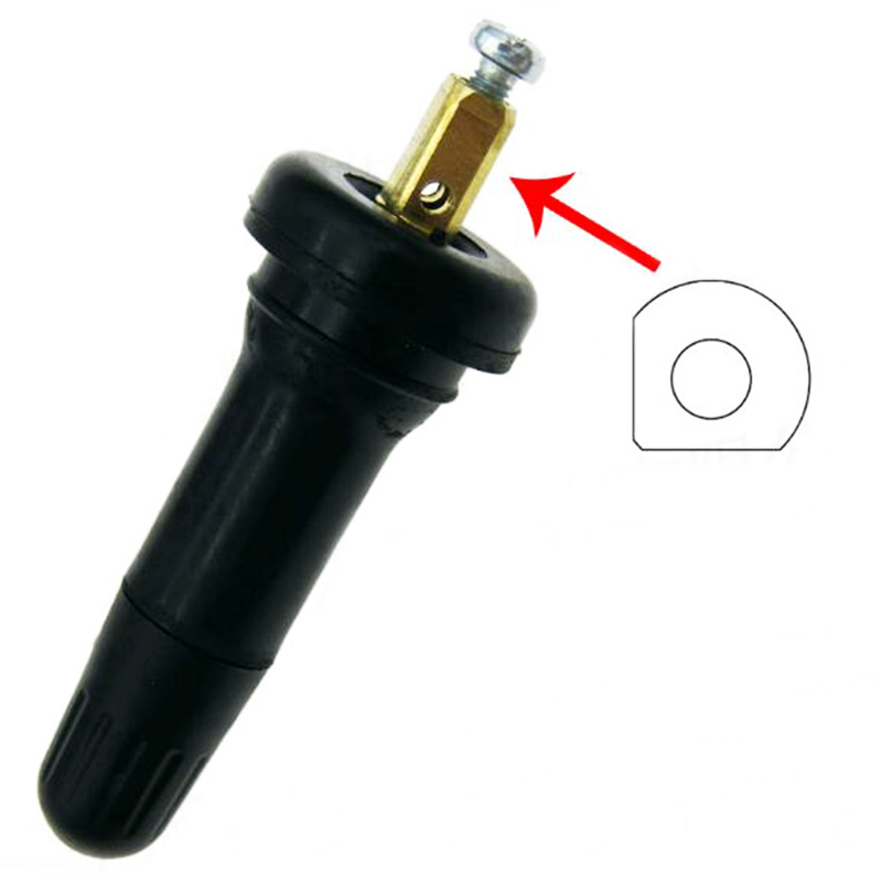 4 stk tpms ventiler til ford jeep kia dækventiler til tpms sensor gummi slangeløs ventilstamme til dæktryksovervågningssystem