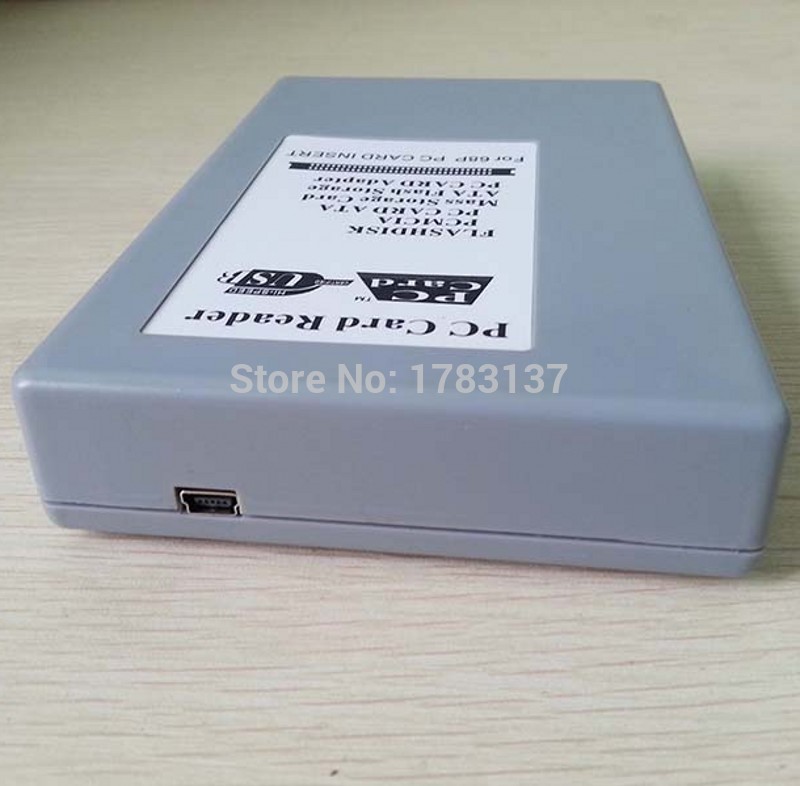 Lector de tarjetas USB 2,0 PCMCIA PC, puede leer tarjeta FLASH ATA
