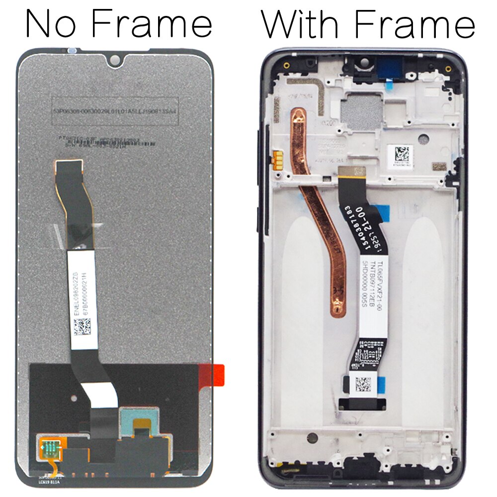 Original LCD For Xiaomi Redmi Note 8 note8 Pro LCD Display Screen With Frame Screen Replacement For Redmi Note 8 Pro LCD
