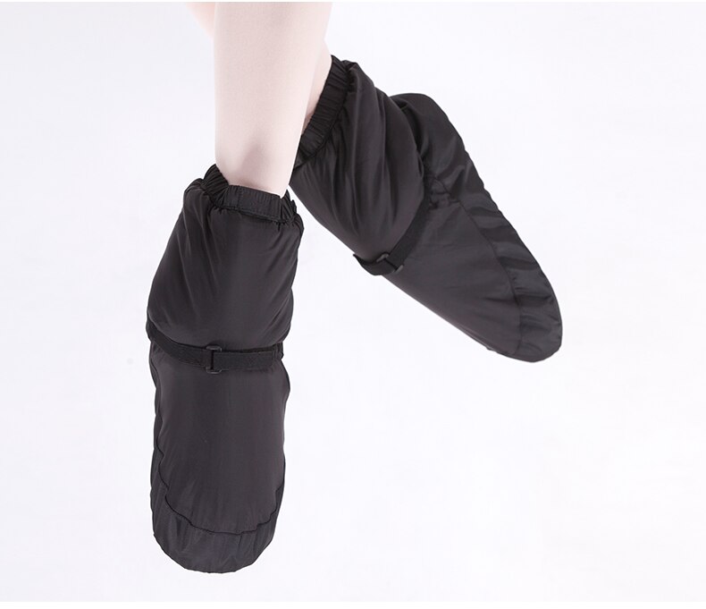 Ballet Dance Bootie Ballet Warm Ups For Women Ballet Pointe Warm-up Shoes Winter Thermal Boots For Ladies Purple Black