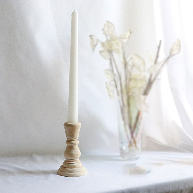 Chandelier en bois Vintage, 4/6 pouces, porte-bougie de mariage, pilier en bois, support de bougie, décor nordique pour la maison