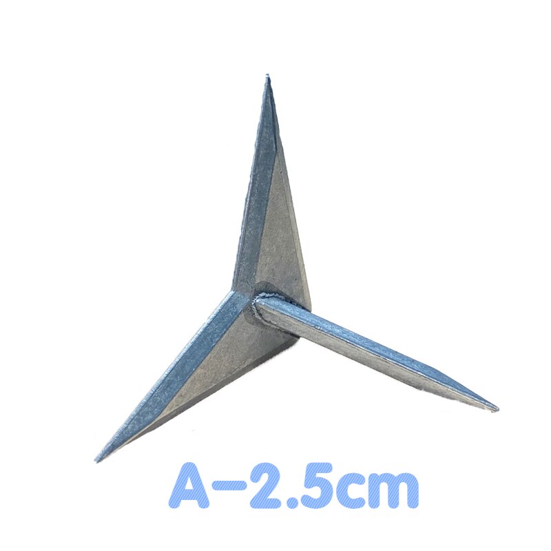 15 stücke Dreieck Reifen Nelken Dreieckige Reifen Punktion Spikes für Reifen Durchstechen Schießt NäGel Anti-Diebstahl Auto für Reifen punktion: A-2.5cm