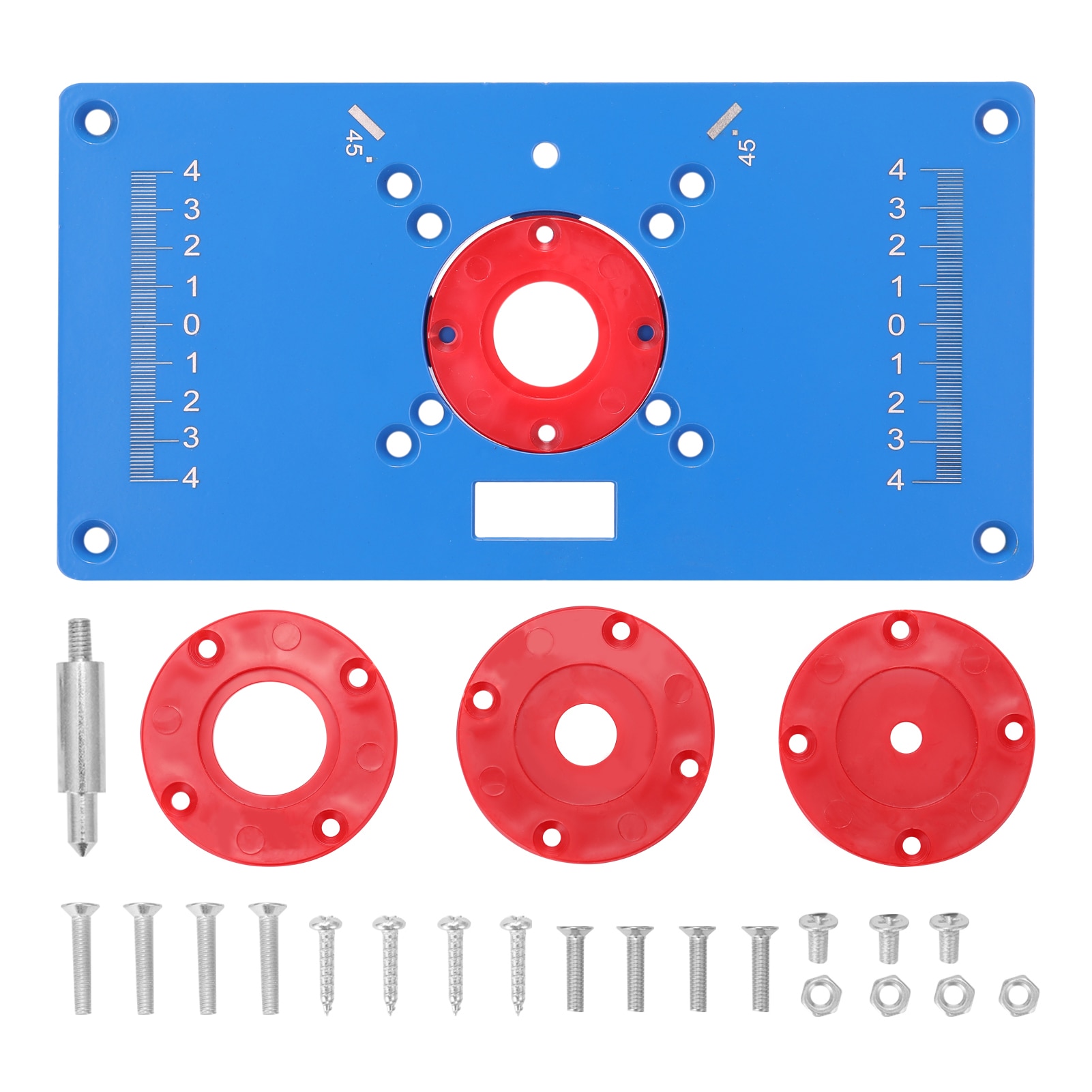 Woodworking Engraving Machine Flip Board Milling And Slotting Tool Trimming Machine Woodworking Tool Router Table Insert Plate: Default Title