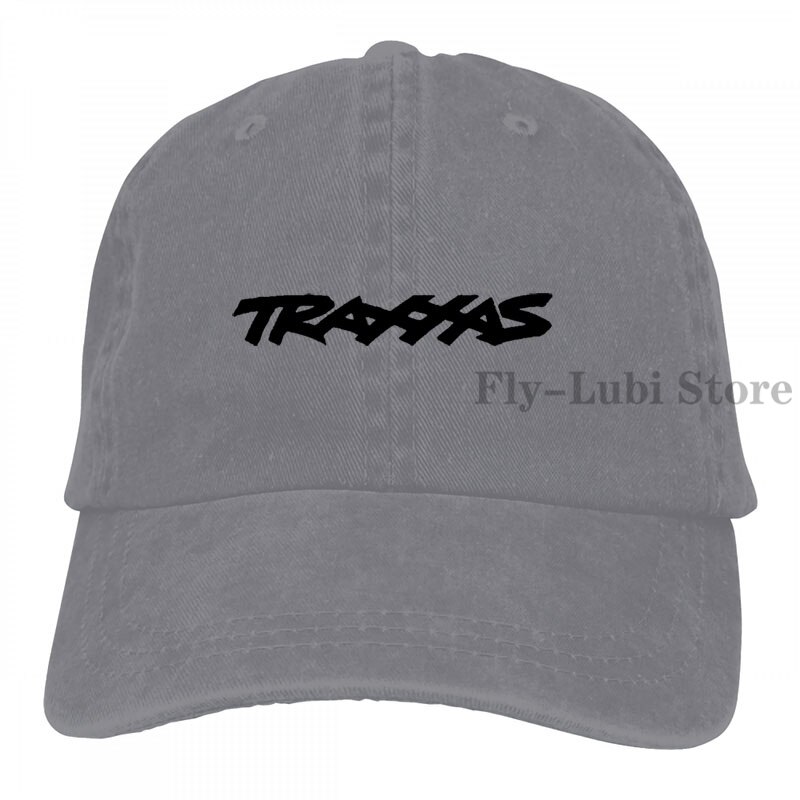 Traxxas Baseball cap men women Trucker Hats adjustable cap: 2-Gray