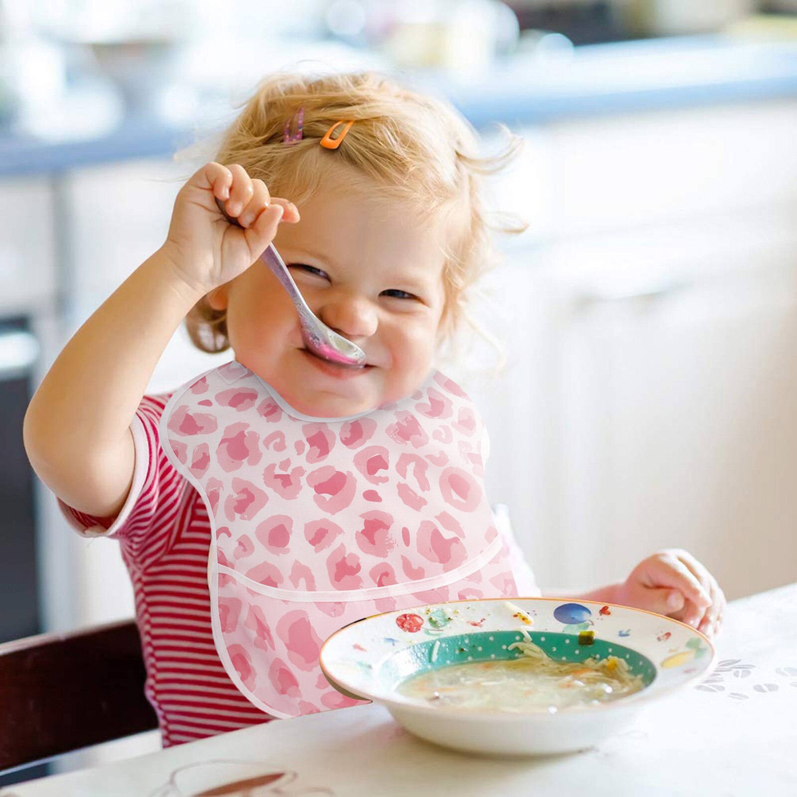 #3 Neugeborenen Baby Jungen Mädchen Babys Zubehör Neugeborenen Blumen- Bunte Wasserdicht Lätzchen Fütterung Lätzchen Für freundlicher