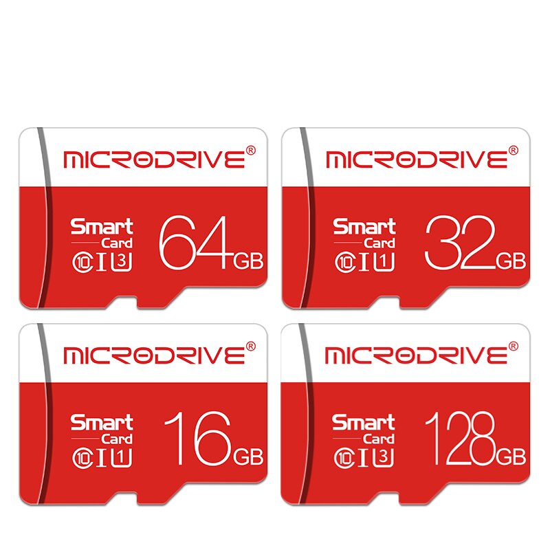 Micro sd-kort 128gb 64gb 32gb klasse 10 minnekort 16 gb 8gb høyhastighets cartao de memoria microsd / tf-kort + adapter