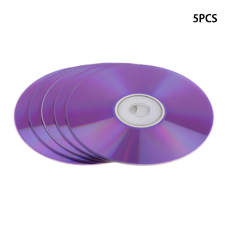 .5Pcs Plastic Blue 12cm 5 Discs Grade A X8 8.5 GB Blank Fruit Printed DVD+R DL Disc D9 Burning Disc.