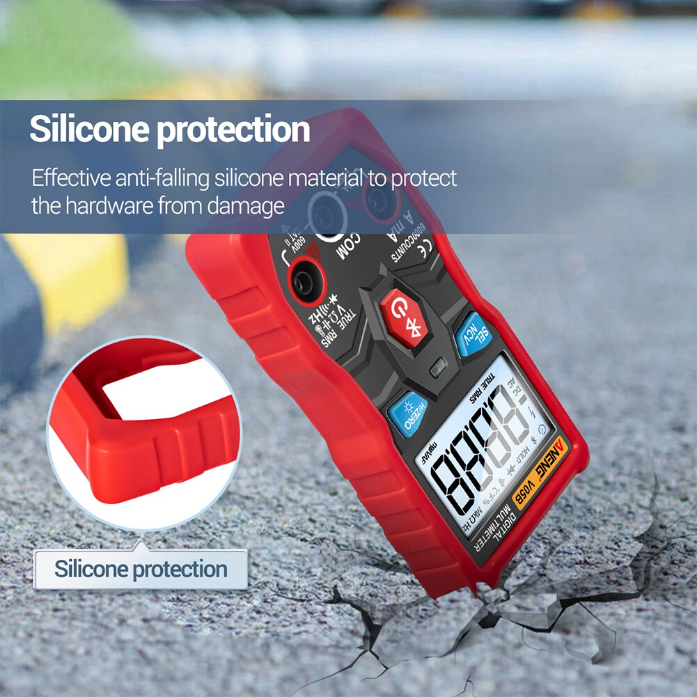 Spannung Strom Messung Widerstand Analyse Handheld Tester Digital Multimeter APP Control Tragbare Bluetooth Wireless ABS