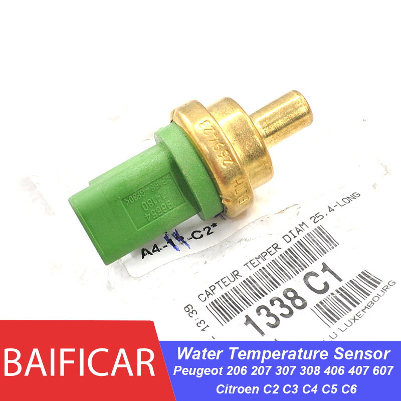 Baificar Brand Genuine Coolant Water Temperature Sensor 1338C1 For Peugeot 206 207 307 308 406 407 607 Citroen C2 C3 C4 C5 C6