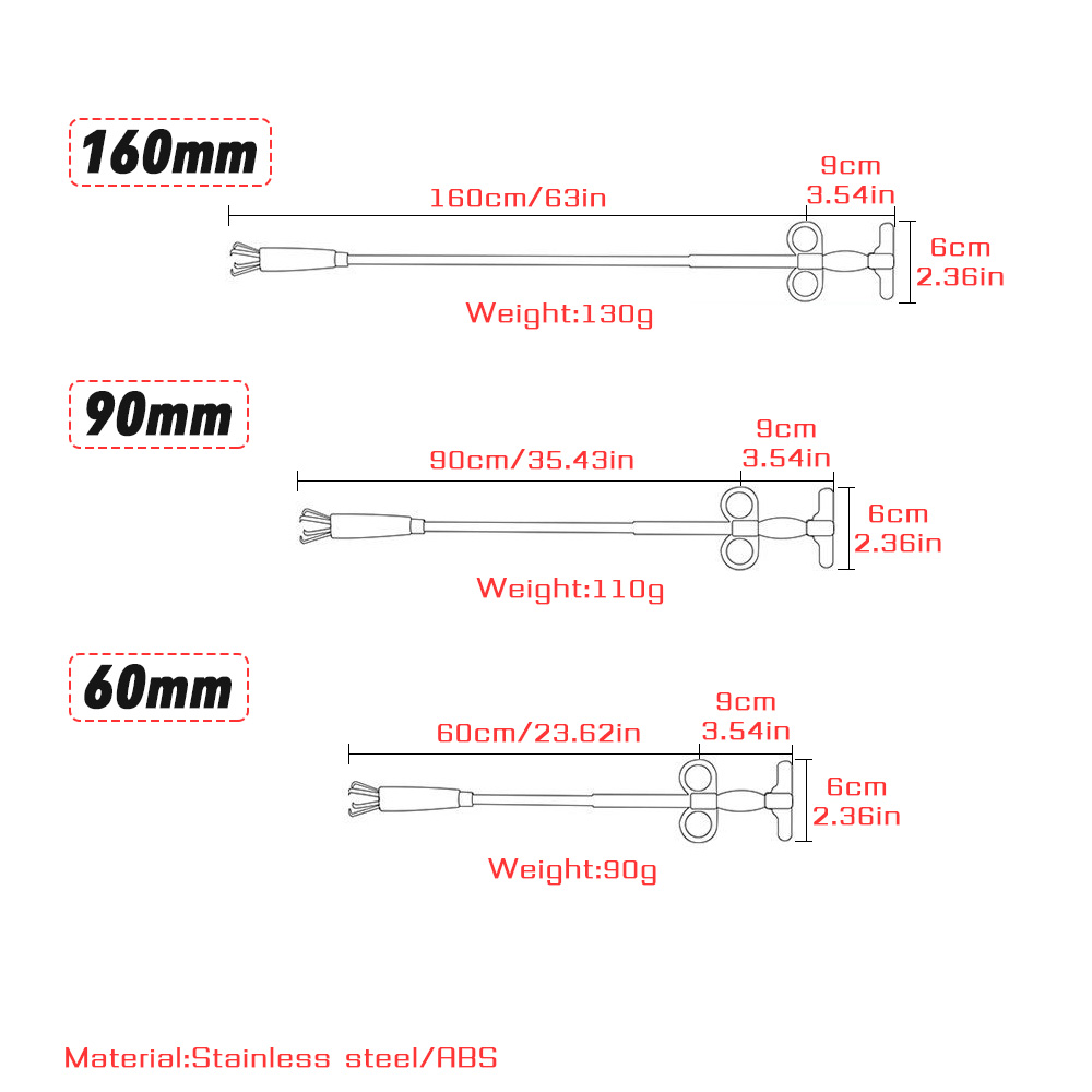 60/90/160mm Sewer Pipe Unblocker Snake Spring Pipe Dredging Tool for Bathroom Kitchen Hair Sewer Sink Pipeline Cleaning Tools