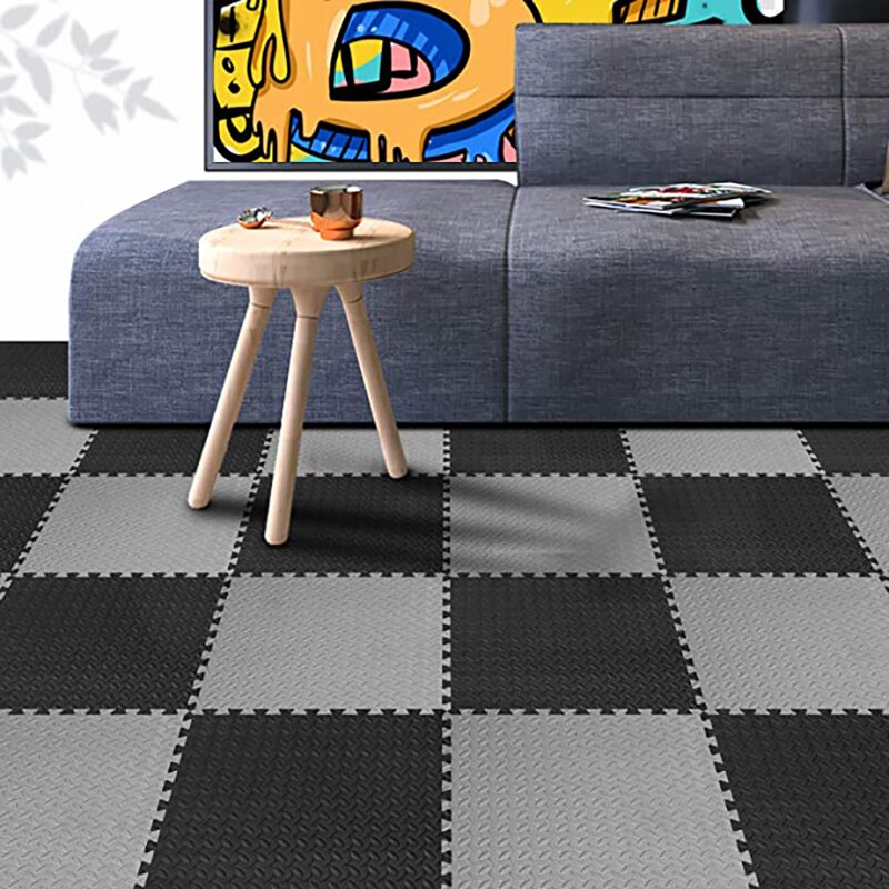 Sport Yoga Mat with EVA Foam Interlocking Tiles for MMA, Exercise, Pilates, Gymnastics and Home Gym Protective Flooring Carpet