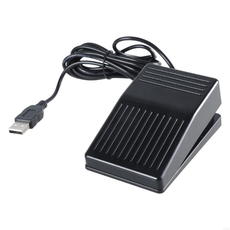 F68C USB Foot Pedal Video Game PC Hände kostenlos Fußschalter für Schlüsselsteuerung SW