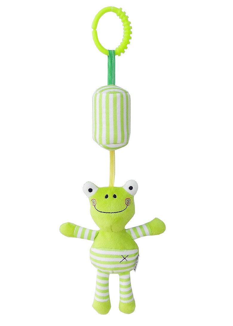 Jjovce Neonatale Ring-Bell Baby Trolley Opknoping Bell Speelgoed Baby Bed Ring Bel Speelgoed WJ594: Frog