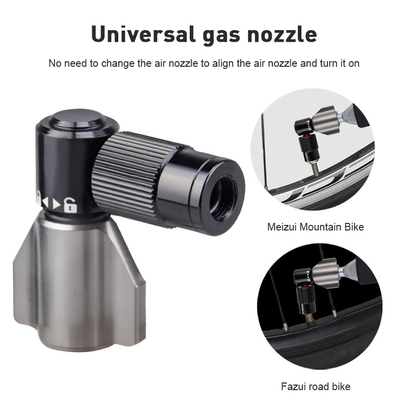 Fiets Snelle Opblaasbare Fles Racefiets Draagbare Antivries CO2 Gas Cilinder Mountainbike CO2 Opblaasbare Mond