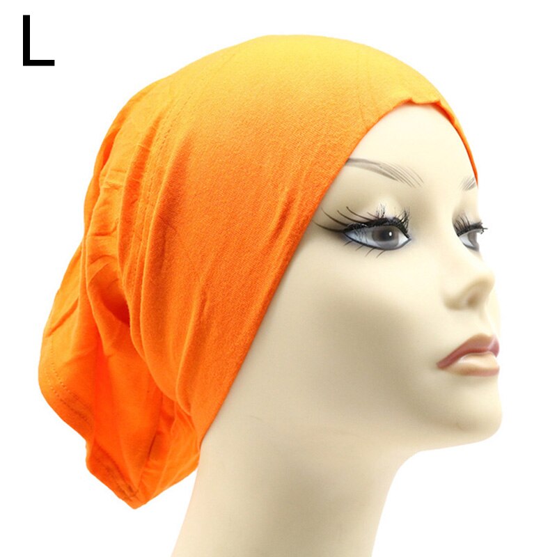 Bonnet Tube Hijab pour femmes, chapeau de chimiothérapie, couvre-tête en coton, intérieur, musulman, indien: L
