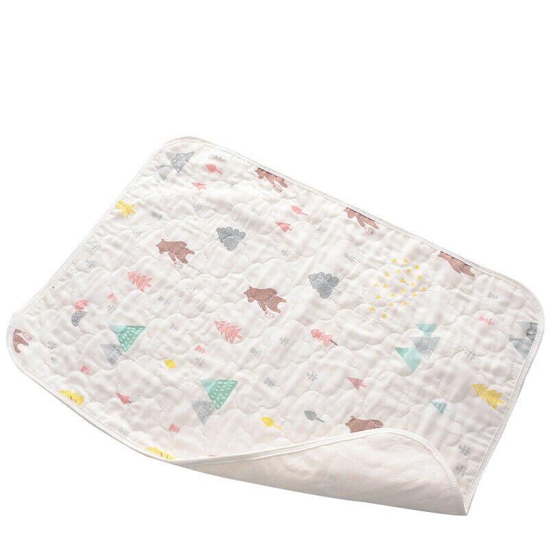 Baby Boy Girl Infant Diaper Nappy Urine Mat Kid Waterproof Bedding Changing Cover Pad Cartoon Cute Mattresses: 5 / 50X70cm