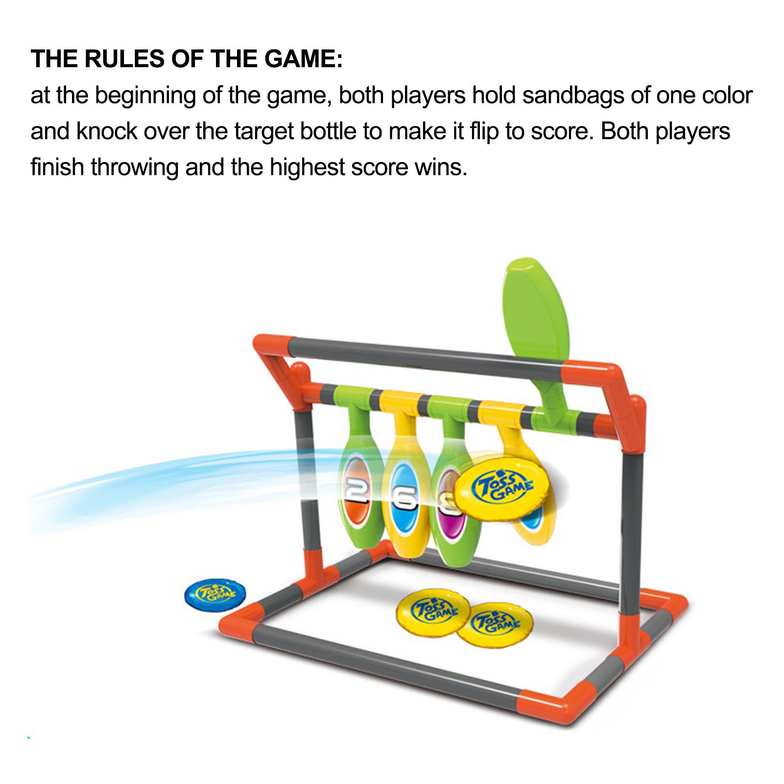 Gooien Bowling Rack Zandzak Gooien Spel Team Sport Geschikt Voor Het Verbeteren Van Kinderen Coördinatie En Evenwicht