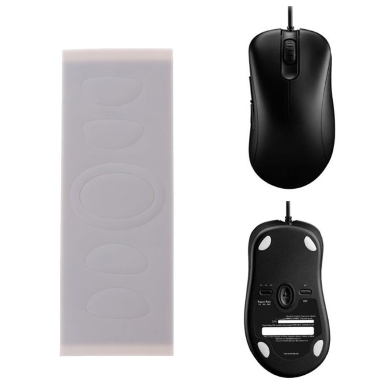 1 Set 0.6mm White Curve Edge Mouse Feet Mouse Skates For ZOWIE EC1-B / EC2-B Mouse C26