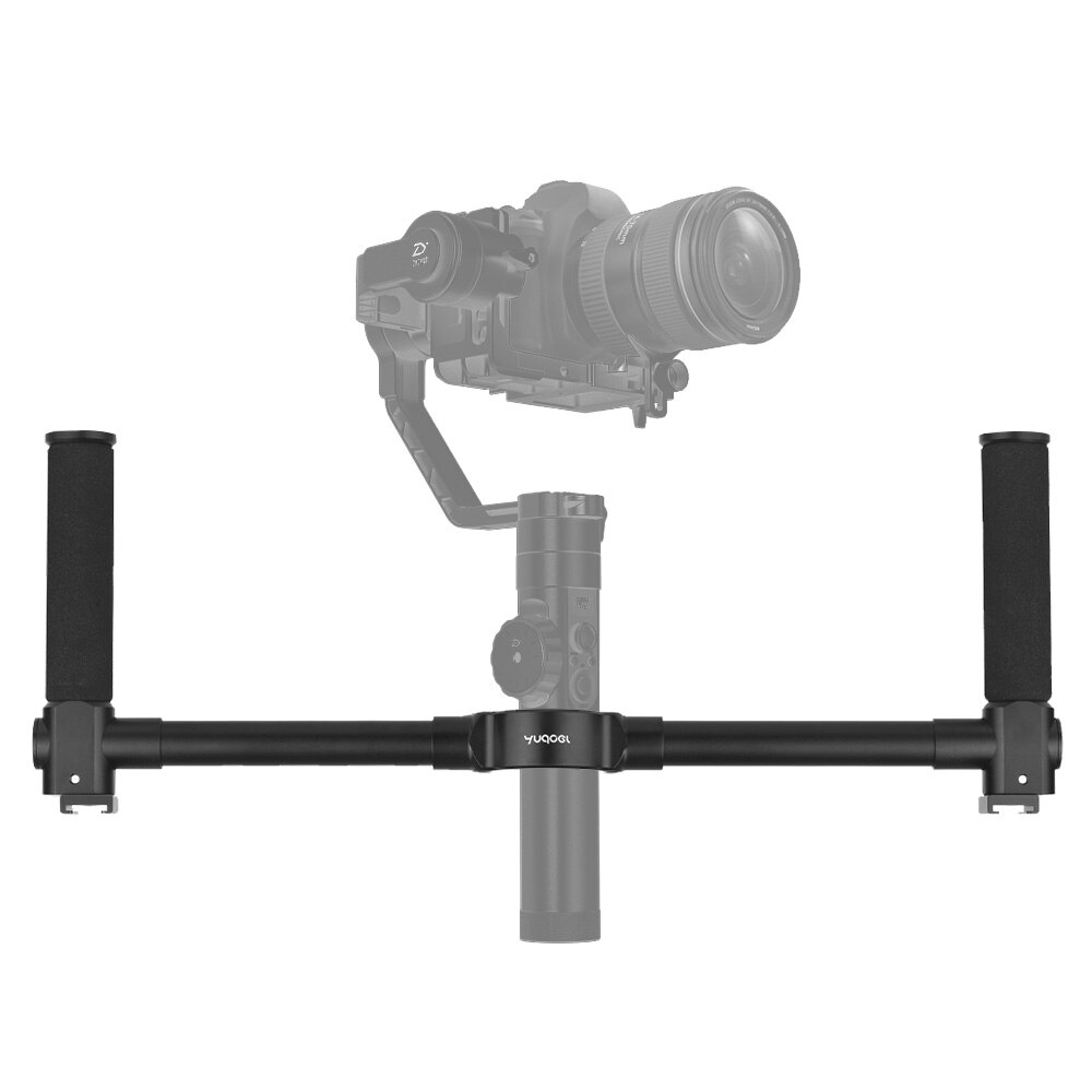Andoer – stabilisateur de cardan Zhiyun Crane 2, support de guidon à double poignée en alliage d&#39;aluminium