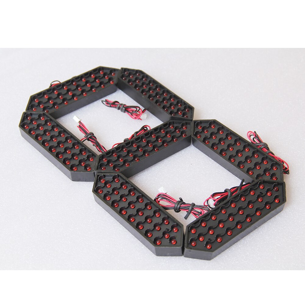 12 ''Inch 7 Segment Module Led Display Digitale Prijs Display Rood/Groen/Geel/wit/Blauw Kleur