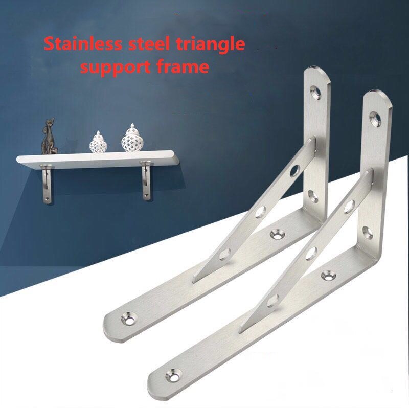 ,Stainless steel triangle bracket,Shelf support,Partition holder,high load,easy to install,Microwave oven rack