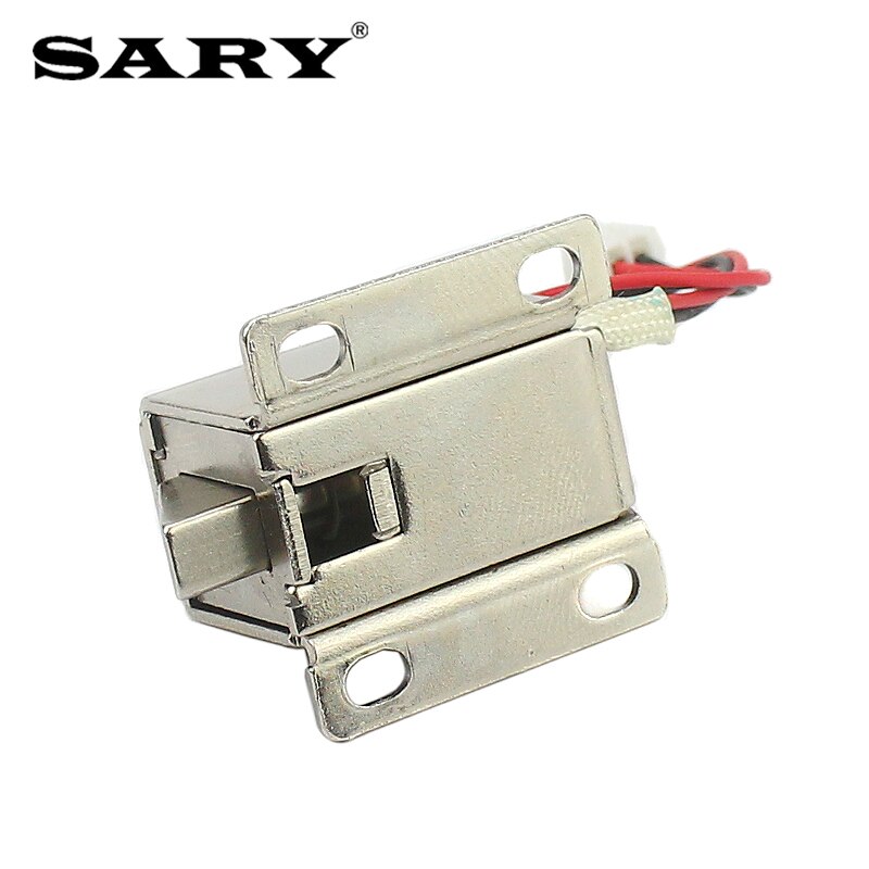 Small electromagnetic lock DC6V 12V mini electric bolt lock Release Assembly Solenoid Access Control Electric lock