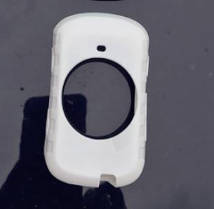 Generieke Bike Computer Silicone Case & Screen Protector Cover Voor Garmin Edge 530 Gps Case Voor Garmin Edge 530: WHITE