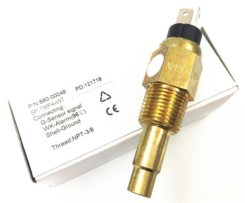 1pc 287.4~22.4ohm Water Temperature Gauges 52mm 40-120 Degree Water Temp Meters Auto Device Sending Unit for Car Ship Motorcycle: NPT38 sensor