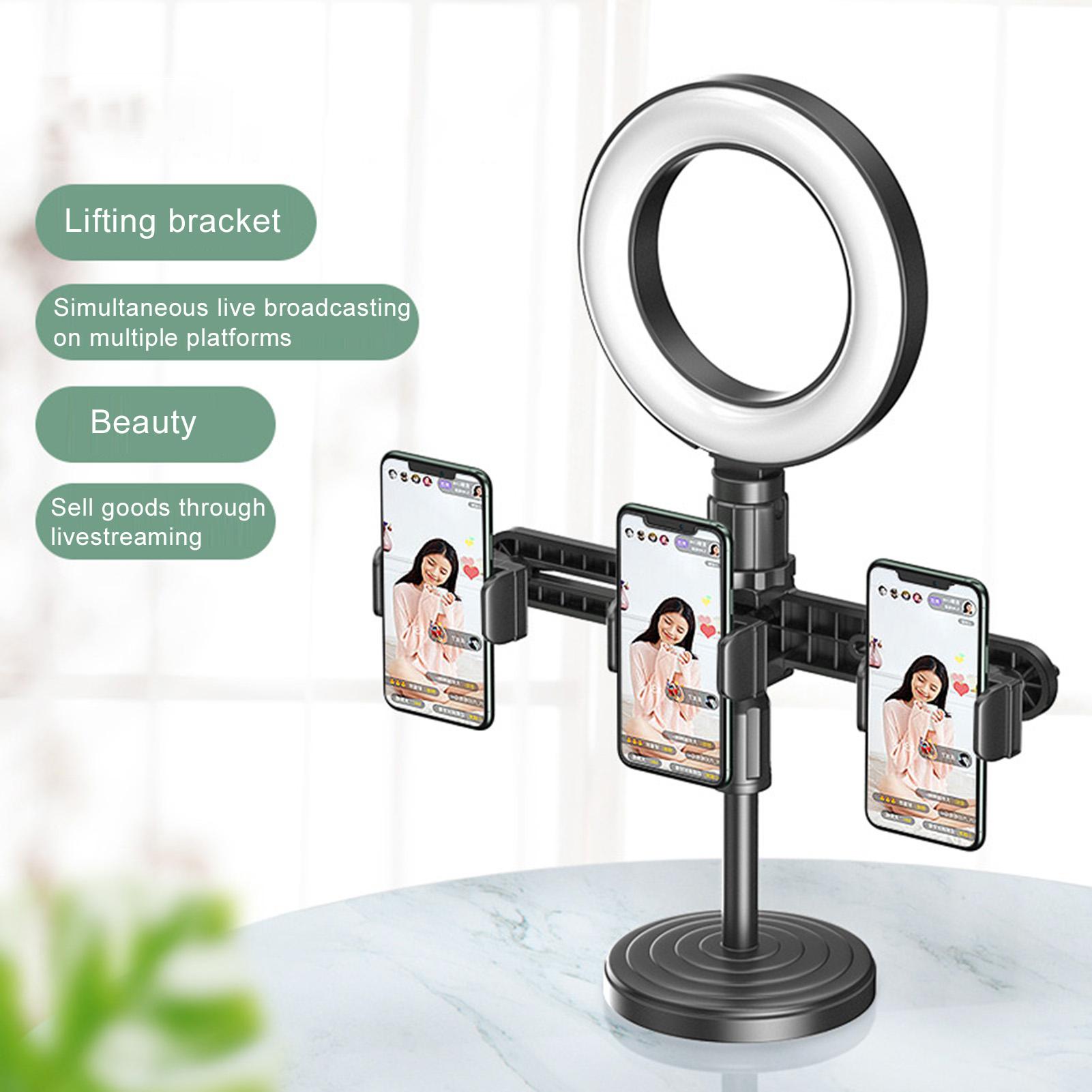 Adjustable Multi-camera Desktop Live Broadcast Holder Mobile Phone Selfie Stick