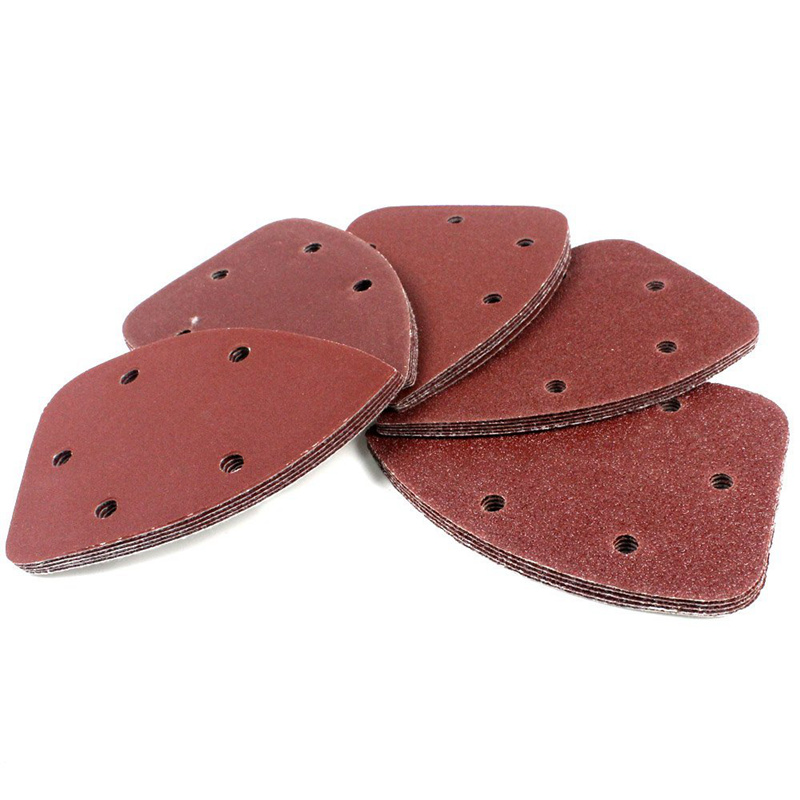 60 Pieces Mouse Detail Sander Sandpaper Assorted 40/ 60/ 80/ 120/ 180/ 240 Grits