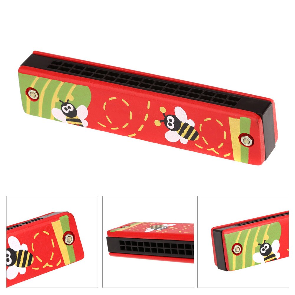 61 Keys Electronic Digital Piano Keyboard with Dual Speakers Microphone USB/Battery Powered + Tremolo Harmonica 16 Holes Kids