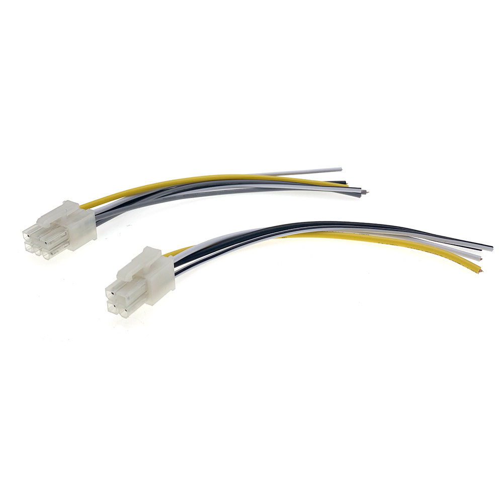 4 6 Pin Car Radio Wire Harness Power Cable For FUSION EN-AT1100 EN-AT1120 EN-AB1120 AB2120 For Alpine NVE-M300P PXA-H600 H510: GRAY